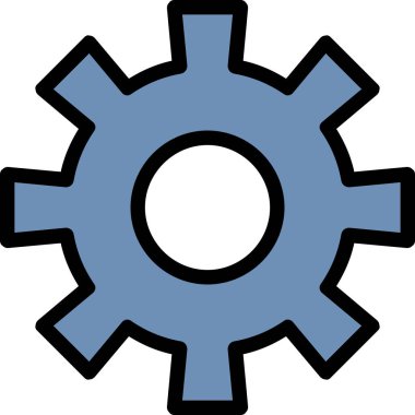 Teçhizat Web simgesi basit illüstrasyon