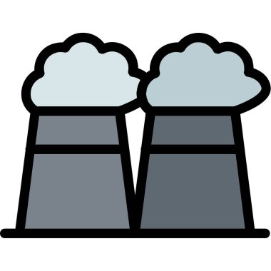 Bulutlu hava vektör simgesi