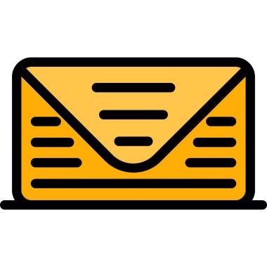 Zarf. Web simgesi basit illüstrasyon