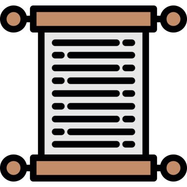 Kitap. Web simgesi basit illüstrasyon