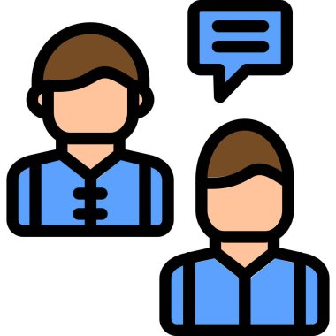 Müşteri servisi. Basit resimleme