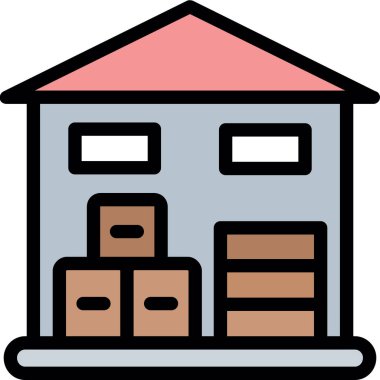 ev simgesi vektör illüstrasyonu