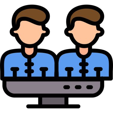 Konferans toplantı simgesi - özet biçimi