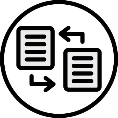 dosya biçimi simgesi, vektör illüstrasyonu