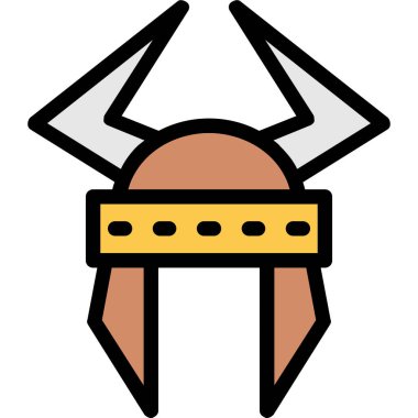 Viking. Web simgesi basit tasarım