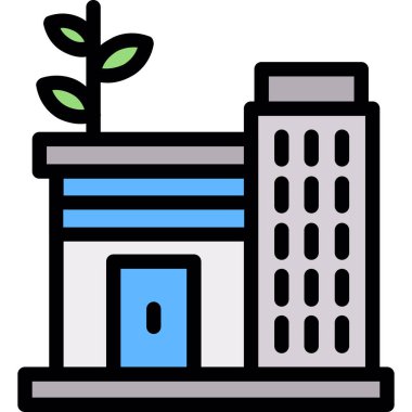 bitki simgesi vektör illüstrasyonu