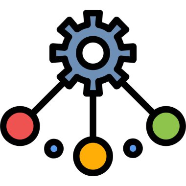 ağ web simgesi basit illüstrasyon