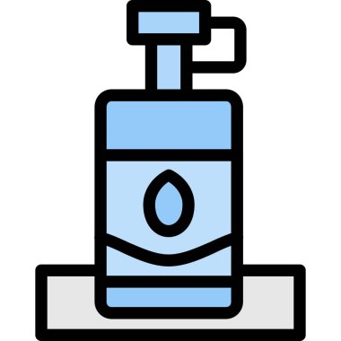 Su. Web simgesi basit illüstrasyon