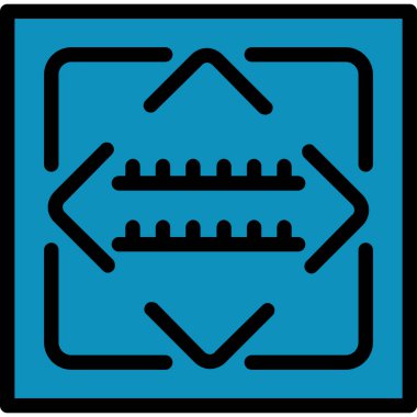 Modern simgenin vektör illüstrasyonu