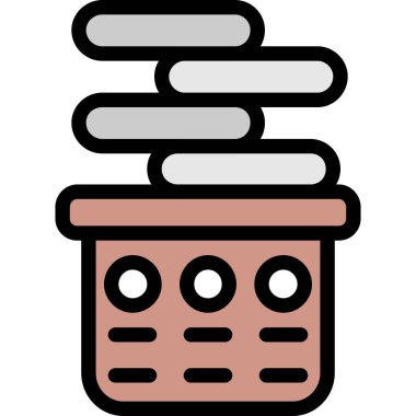 Kahve. Web simgesi basit illüstrasyon