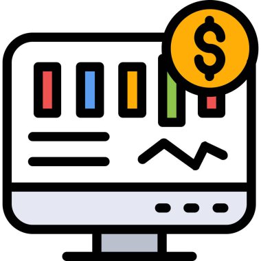 iş analiz çizelgesi simgesi