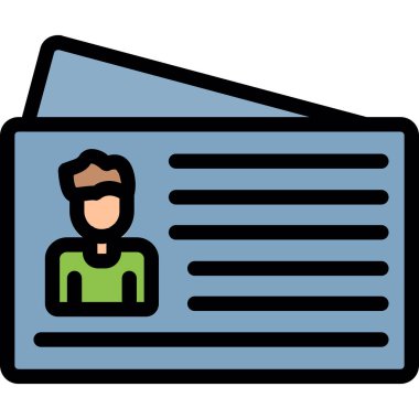 Adamım. Web simgesi basit illüstrasyon