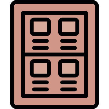 Web simgesi vektör illüstrasyonu