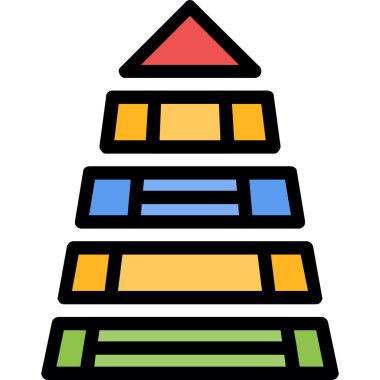 Kitap yığını. Web simgesi