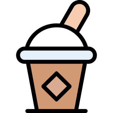 Dondurma. Basit tasarım