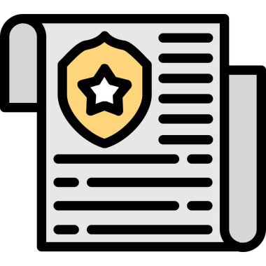 Rozet simgesi, modern tasarım vektör tasarımı