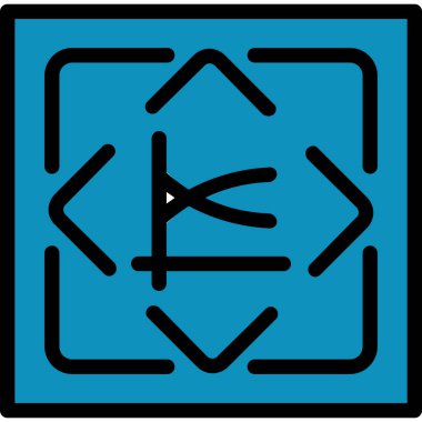 Bir web simgesinin vektör illüstrasyonu