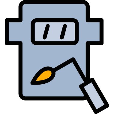 pil simgesi, vektör illüstrasyonu