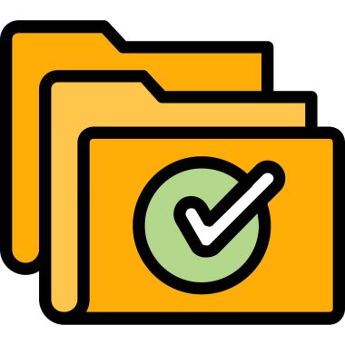 belge simgesi vektör illüstrasyonu