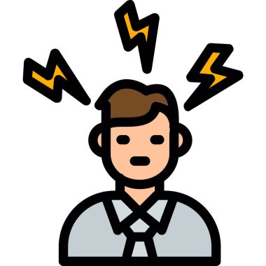 iş yönetimi simgesi vektör illüstrasyonu