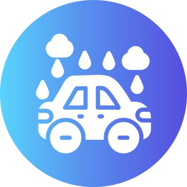 - Araba. Web simgesi basit illüstrasyon