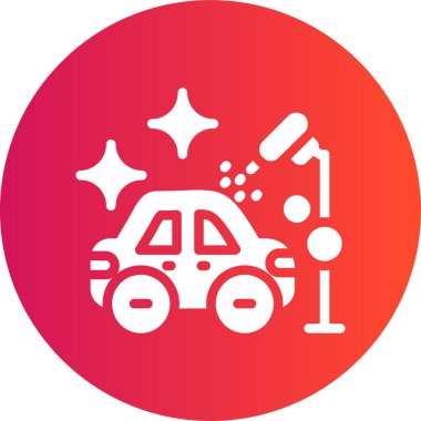 araba tamir simgesi, illüstrasyon, vektör