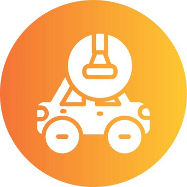 Robot simgesinin vektör illüstrasyonu