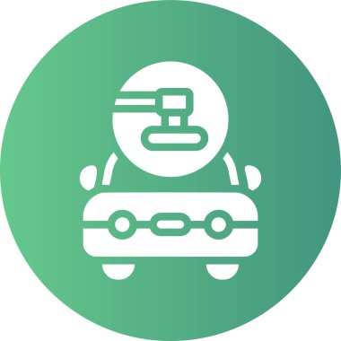 Modern otomatik simgenin vektör illüstrasyonu