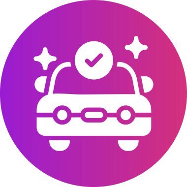 araba simgesi, vektör illüstrasyonu