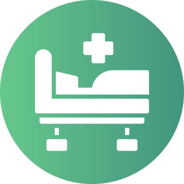 Hastane simgesinin vektör illüstrasyonu