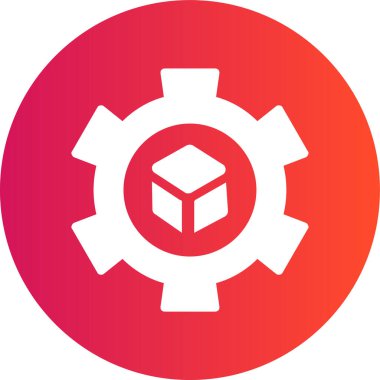 dişli simgesi, vektör çizimi