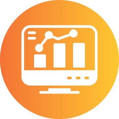 Seo simgesinin vektör illüstrasyonu