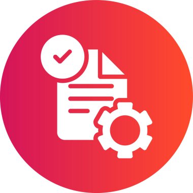 Kontrol listesi. Web simgesi basit tasarım