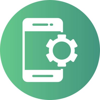 Simge, vektör illüstrasyonu ayarlanıyor