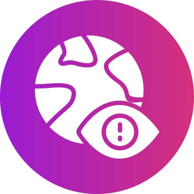 Göz simgesi vektör illüstrasyonu