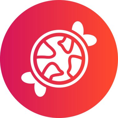 Kırmızı bir simgenin vektör illüstrasyonu