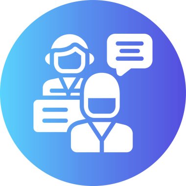 İnsan simgesinin vektör illüstrasyonu