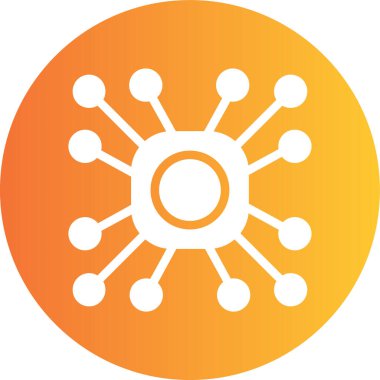 Bir kar tanesinin vektör çizimi