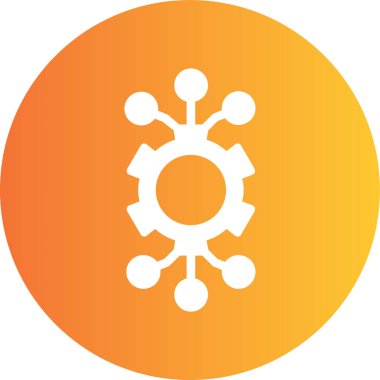 Modern bir simgenin vektör illüstrasyonu