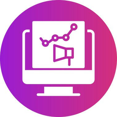 izleyici simgesi, vektör illüstrasyonu