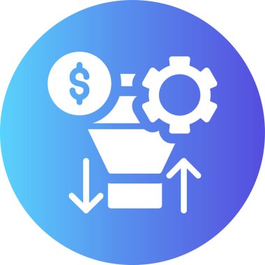 Dolar simgesi, vektör illüstrasyonu