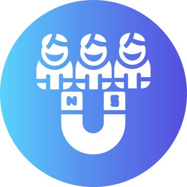 mıknatıs simgesi vektör çizimi