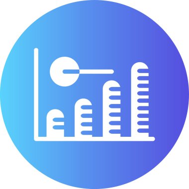 Bir Termometrenin Vektör İllüstrasyonu