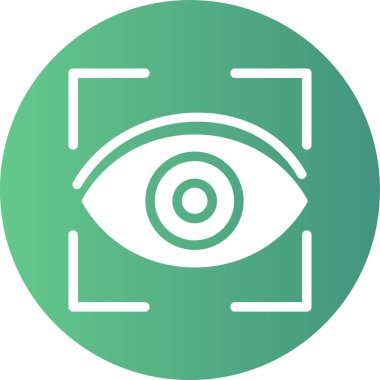 Göz simgesi vektör illüstrasyonu