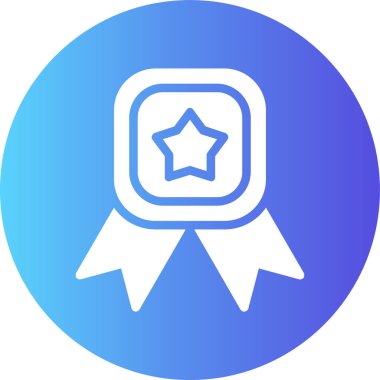 Rozet vektör simgesi tasarımı