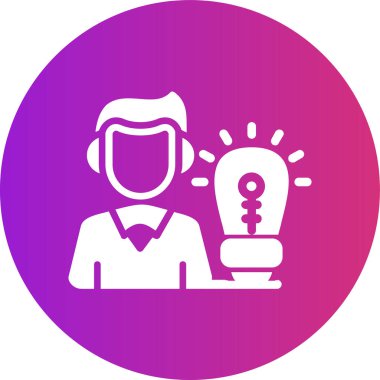 iş konsepti vektör illüstrasyon simgesi basit arkaplan