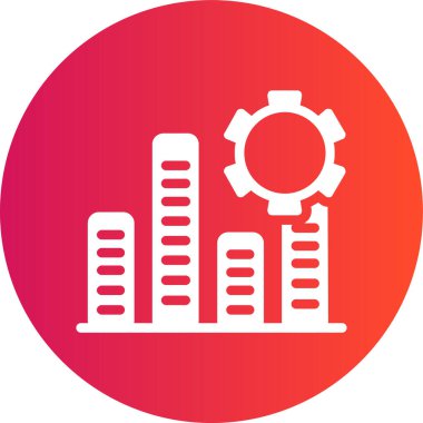 İş ve finans simgesinin vektör illüstrasyonu