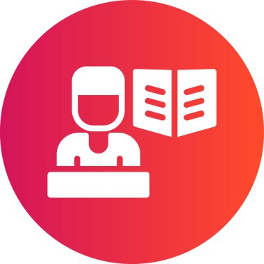 Kitap. Web simgesi basit illüstrasyon