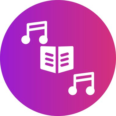 vektör modern müzik simgesi