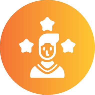 Yıldız. Web simgesi basit tasarım